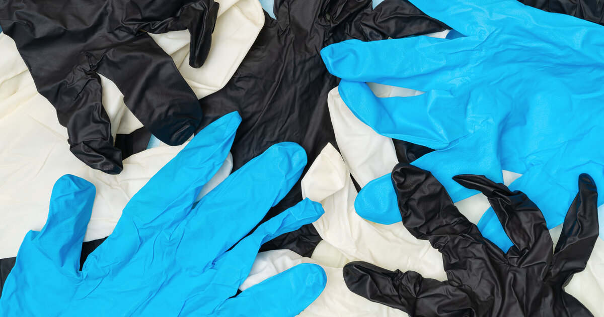 Латексные перчатки из Китая