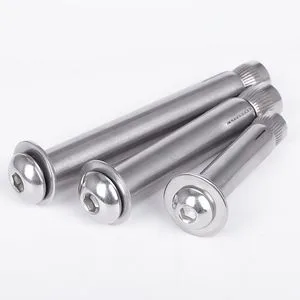 Available in All Sizes Stainless Steel and A4-80 Round Hexagonal Anchor Bolts