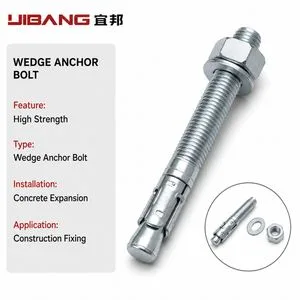 High Strength Wedge Anchor Bolt for Concrete Expansion Installation and Construction Fixing