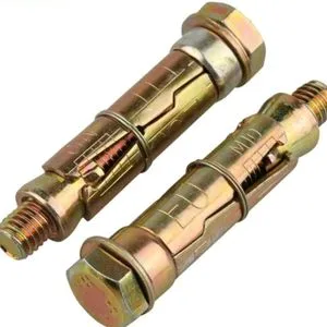 High Quality Wholesale Easy Assembly M8*60 Yellow Zinc 3PCS Anchor Bolt