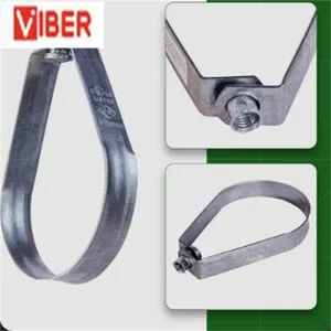 Zinc Plated Adjustable Swivel Ring [Pear Clamp] Size 3/4 Inch