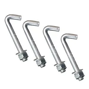 Anchor Bolts L-Shaped Galvanized Steel M6-M42 L Type Anchor Bolts