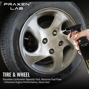 Tire & Wheel Cleaner Alloy Rim Wheel Hub Cleaner Brake Dust Iron Particle Remover Rust Oxidation Yellow Stain Remover Car Detailing Car Wash Care Product Wholes