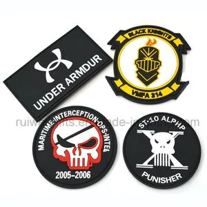 Custom 3D Soft PVC Magic Tape Rubber Patch (vpa027)