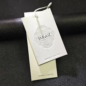 Custom High Quality Clothing Tags Labels Paper Hang Tags with String Rope for Clothing