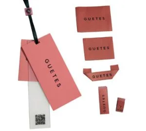 Garment Accessories Manufacturer Custom Woven Label Paper Hang Tag for Clothing