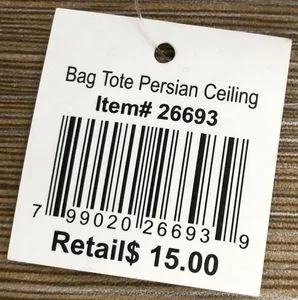 Printed Paper Hang Tag Custom Design Glossy Coating