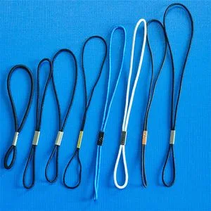 Wholesale of Korean Wax Cord Hang Tag String Aluminium Metal Seal Tag for Clothes
