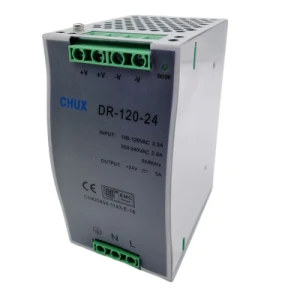 CE Certificate SMPS Dr-120-24 AC to DC 120W 24V DIN Rail Switching Power Supply