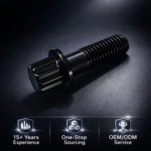 S Black Oxide 12-Spline Flange Screw ANSI ASME B 18.2.7.1m 12 Point Bolt