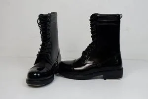 Hot Selling Whole Full Grain Leather and Strong Black Style Boot Shinging Waterproof Outdoor for Soliders