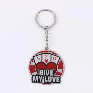 Customized Design Soft Enamel Key Chain Metal Keychain with Your Logo