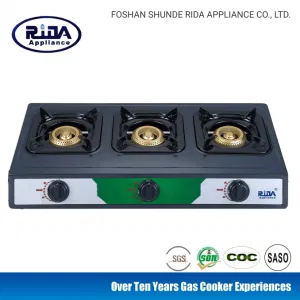 Three Beehive Burner Cold Sheet Panel Portable Gas Cooker Household Kitchmen Appliance
