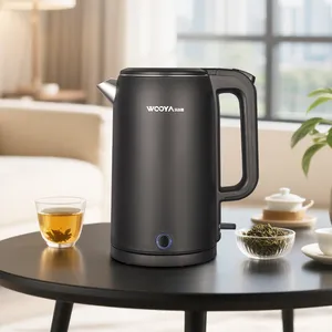 Household Appliance with Plastic and Ss Electric Kettle 1.8L Wide Refilling Mouth