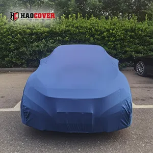 Универсальный эластичный флисовый чехол для автомобиля, защищающий от пыли, для использования в помещении, дышащий