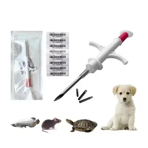 13.56MHz NFC Chip ISO15693 Microchip 2.12X12mm Micro Chip for Animal Dog Mini Glass Tube with Injector Identification