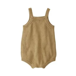 Pointelle 100% Cotton Knitting Baby Rompers Infant Toddler Bodysuit for Summer.