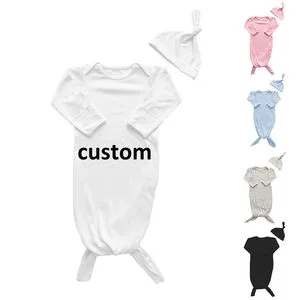 100% Combed Organic Cotton Baby Gown Mermaid Style Baby Sleeping Bag
