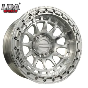 15 16 17 18 20 22 Inch Lightweight Aluminum Custom Alloy 4×4 Forged Offroad Beadlook Car Wheel Rim Fit for Jeep Wrangler F-150 All-Terrain Vehicle Upgrades