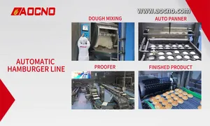 Fully Automatic Industrial Large Scale Baking Hot Dog Machine Hamburg Buns Bread Production Bakery Solutions Equipment Price
