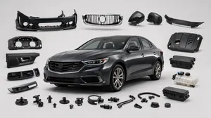 OEM Custom Injection PP/PE/PVC/ABS/Nylon Plastic Parts for Electronic Automotive/Auto Vehicle Manufacturer/Factory Service