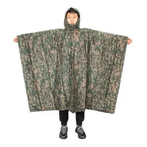 Rain Poncho Digital Camouflage Rain Cape Available Stock