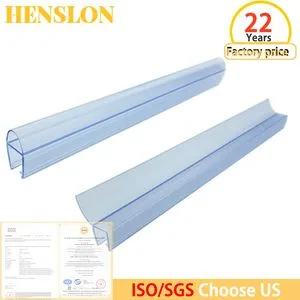 8mm Glass Door and Window Bathroom Strip Bar Water Retaining PVC Seal