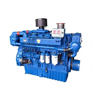 Yuchai Diesel Ship Engines 6 Cylinder 445kw 1800rpm Marine Diesel Boat Engine