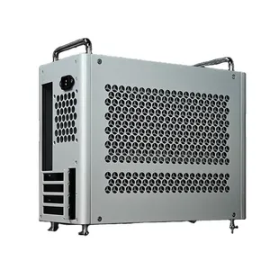 Mini Itx Aluminum Alloy MID Tower Ready Stock PC Computer Case with CD Rook HDD Trays USB Front Port for Gaming &Ifans