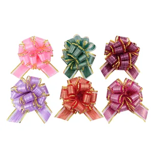 Colorful Bow of Gift Packaging for Birthdays and Celebrations