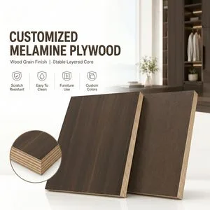 Knot-Free Eucalyptus Core Commercial Plywood 18mm Strong Screw Holding for Furniture