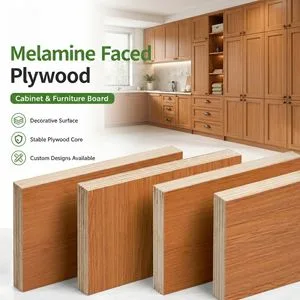 EPA Tsca Title VI Melamine Plywood Board for Kitchen Cabinet Manufacturing