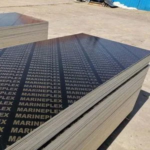 Robust 18mm Black Waterproof Plywood for Concrete and Marine Applications