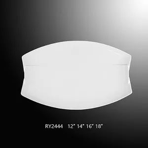 White Porcelain Restaurant Towel Dishes