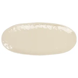 Wholesale High Grade Oval Shape Porcelain Towel Dish for Dinner