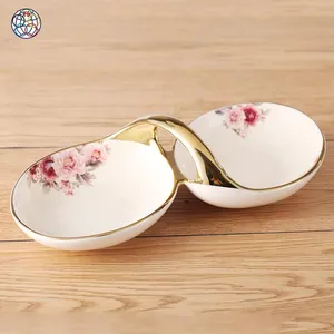 Exquisitely Made Porcelain Plate Ceramic Soy Sauce Dishes
