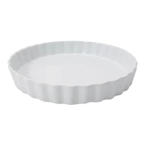 Wholesale Manufactory White Porcelain Pie Dish