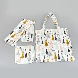 Custom Kitchen Digital Print Sheep Polyester or Cotton Kitchen Textile Tea Towel