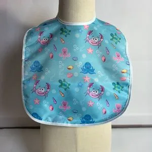 Wholesale Washable Printing Adult Bibs for Elderly or Disabled Adults