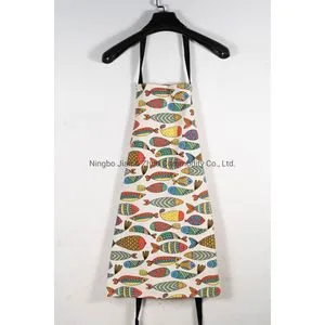 Wholesale Custom Promotional Digital Printing Deep Sea Fish Apron Bib