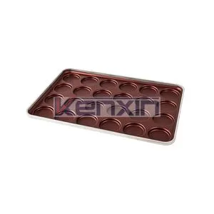Compact Cavity Burger 24 Cavity Pastry Tray for Fast Bake