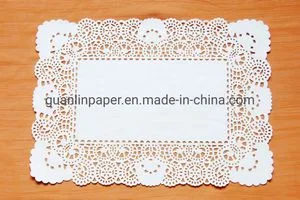 Custom Food Grade Paper Doily Lace Cake Doilies White Round Paper Mats for Bakery Dessert Wedding OEM Manufacturer Factory Bulk Supply