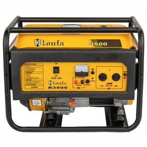 2 Kw 3 Kw 2 kVA 3 kVA 2000 W 2200 W 3000 W 3500 W 6.5HP 7HP 168f 170f 15L 212cc 4 Stroke Air Cooled Electricity Portable Silent Diesel Mini Gasoline Generator