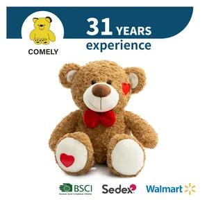 Cartoon OEM Manufacturer ODM Hot Selling Children Teddy Toy Stuffed Toy Gift Soft Toy Factory Cute Sale New