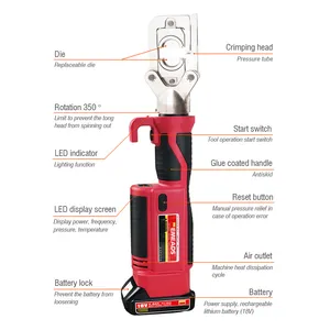 Construction ISO Approved Emeads Piastis Box Electric Crimping Hydraulic Press Tool
