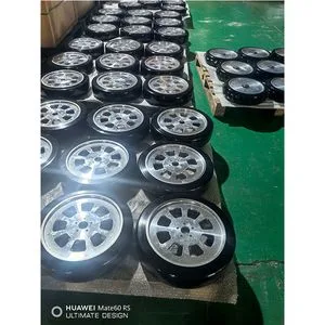 Industrial-Grade Solid PU Tire for Coated Roller Industrial Machine Roller Monorail Suspension Wheel Conveyor Roller
