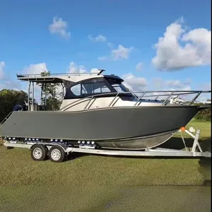 25FT Скоростные сваренные алюминиевые каютные яхты рыболовные суда на продажу в Австралии