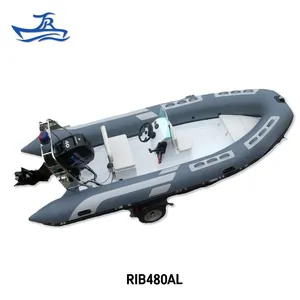 Китай Завод Jr A серия 4-6 человек Яхта Жесткая резина FRP Fiberglass Hull Motor Надувная гребля скорость лодки RIB лодки / Спорт Лодка / Рыбалка на продажу