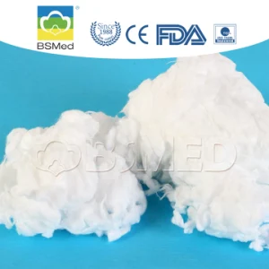 Medical Supply Cotton Products Absorbent Bleached Raw Material