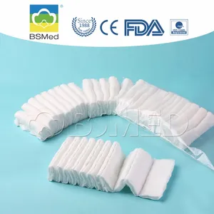Gauze 100% Raw Cotton Absorbent Zigzag Folded Gauze Medical